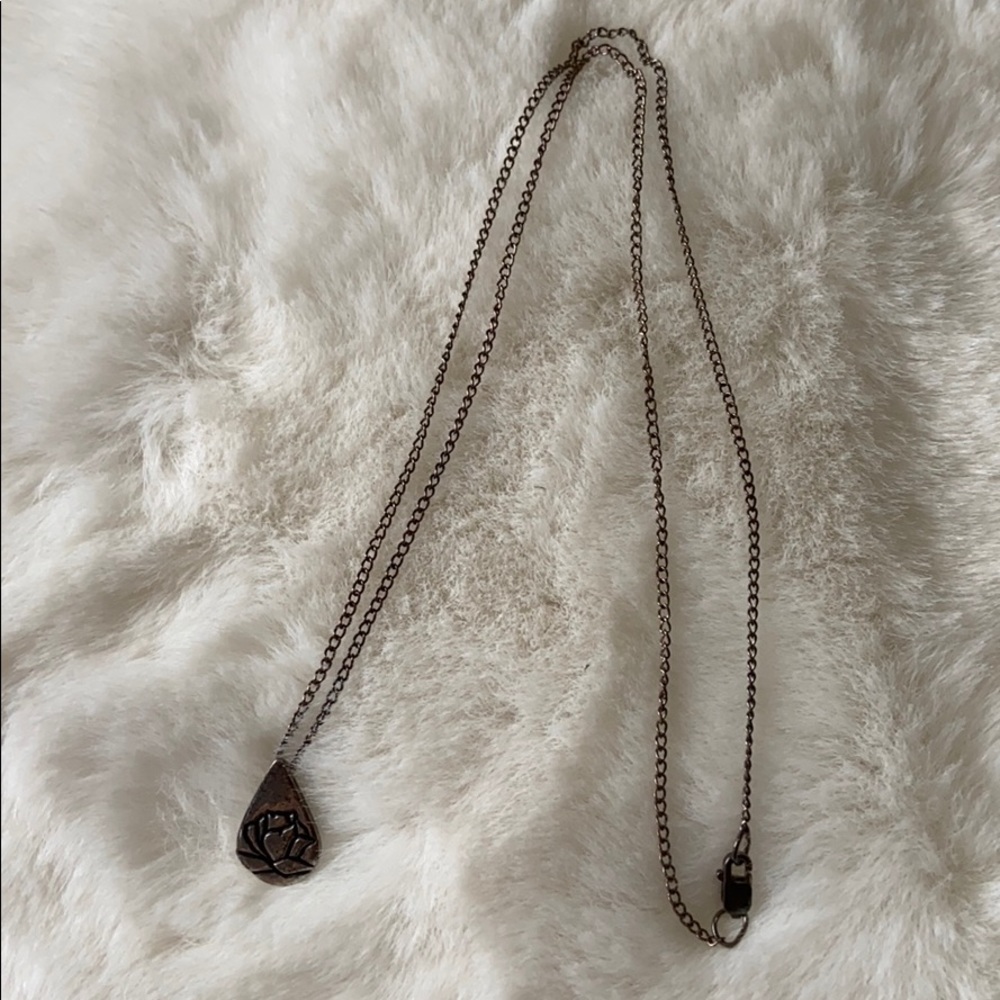 Kathy K. Bernu sterling silver 925 tear necklace